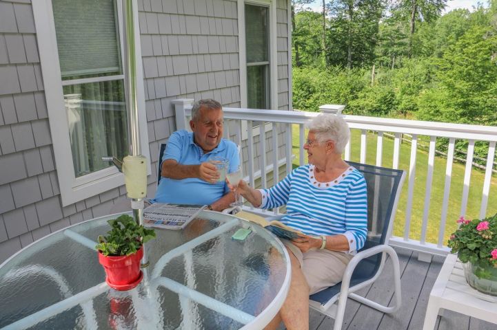 Independent Living Private Patios and Balconies