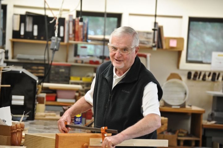 Work on unique projects in our woodworking shop