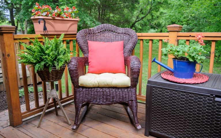 Wesley Heights outdoor deck