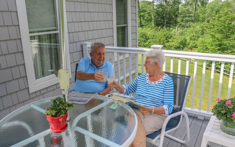Enjoy the outdoors on your private patio or balcony